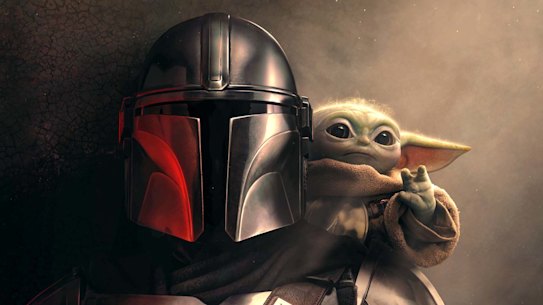 The Mandalorian and Grogu.