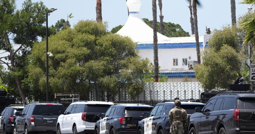 Three men killed in San Diego mosque shooting Three men killed in San Diego mosque shooting