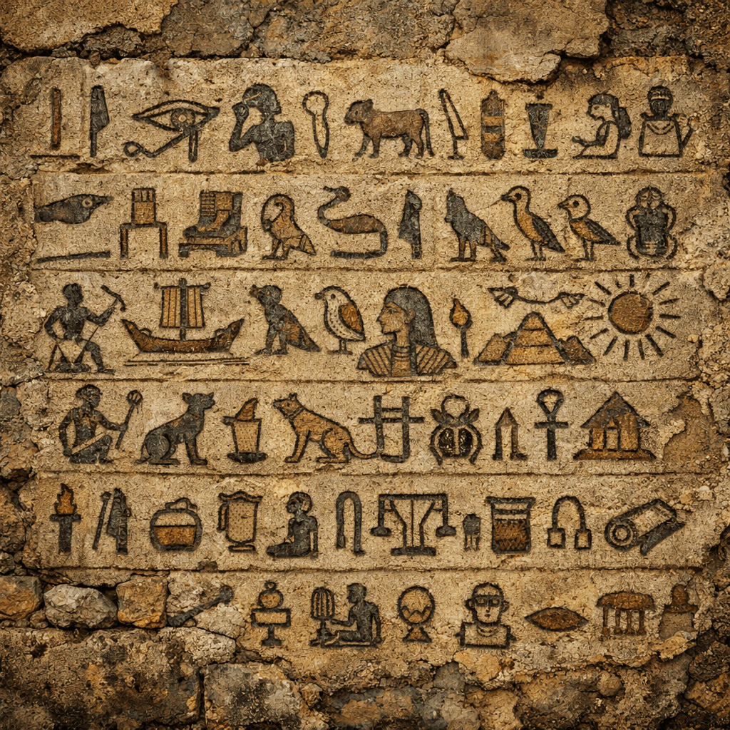 "What if the hieroglyphics we're just the Egyptians tagging a monument they didn't build."