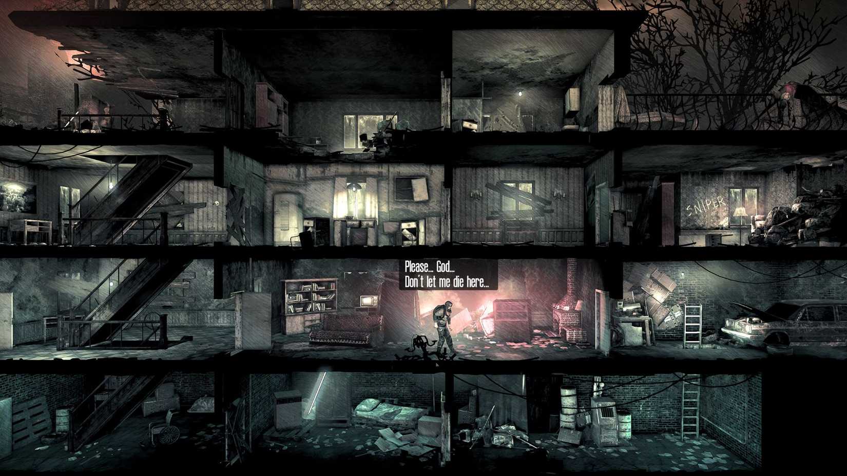 This War of Mine key art from 11 Bit Studio