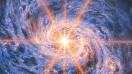 The European Space Agency (ESA) and the Canadian Space Agency (CSA), through the James Webb Space Telescope, show Messier 77 (M77), a barred spiral galaxy widely known among astronomers for its relatively close proximity and striking features that make it an important object of study. photo: UNB