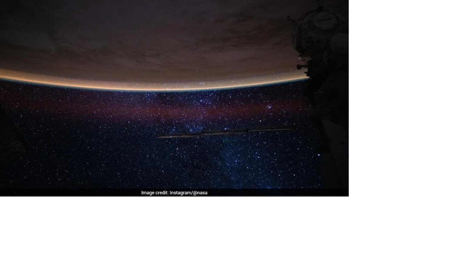 NASA Explains Why Earth Appears Glowing Orange In Stunning Space Photo NASA Explains Why Earth Appears Glowing Orange In Stunning Space Photo