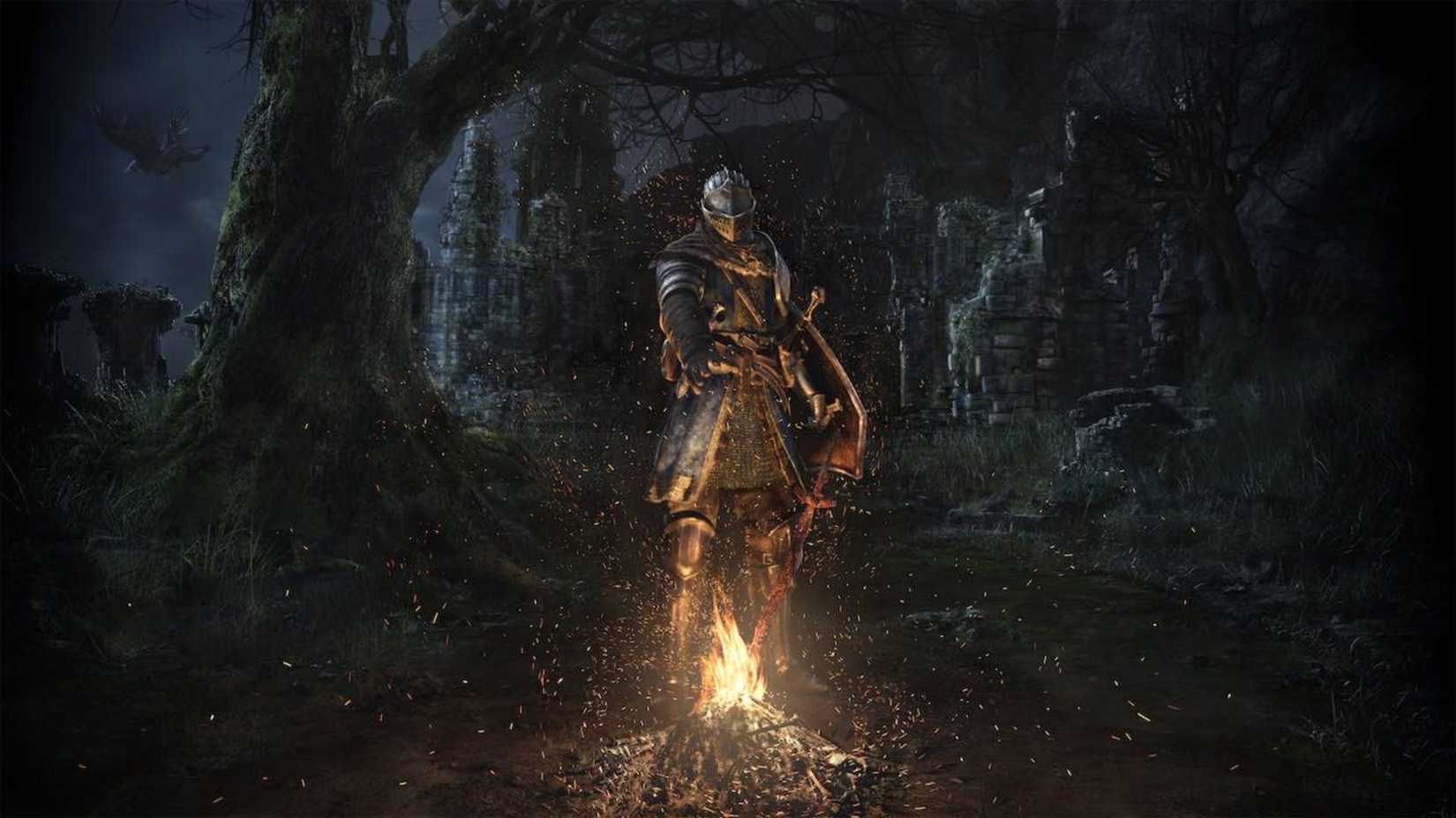 Dark Souls key art from FromSoftware