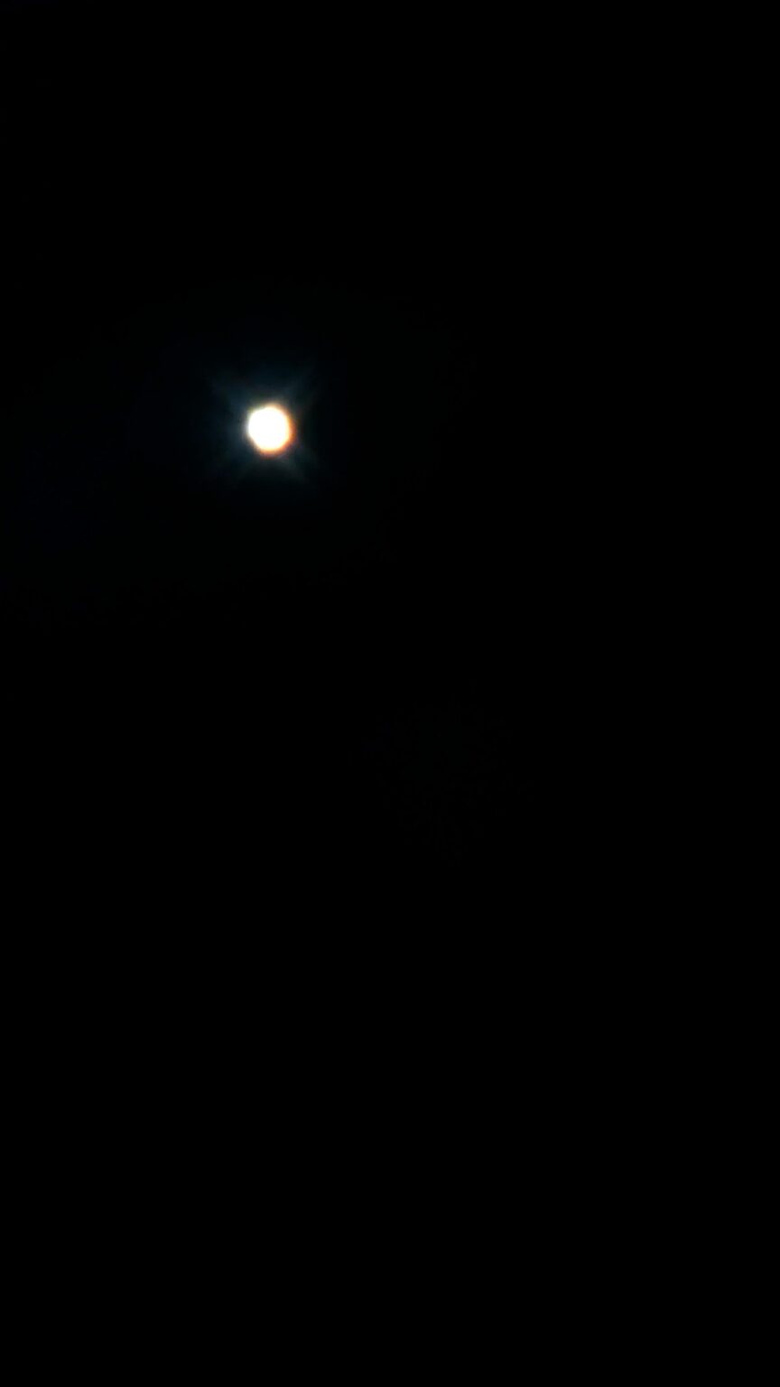 First time captured Venus through a reflector telescope using pixel 9a