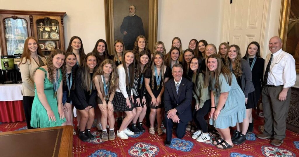 St. Albans winter champions honored at Vermont Statehouse | Schools St. Albans winter champions honored at Vermont Statehouse