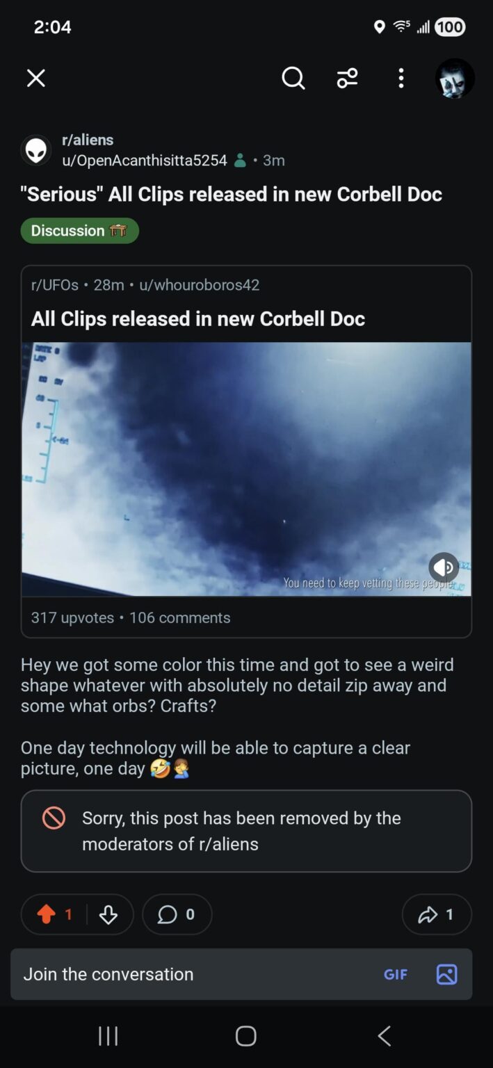 My take Corbell videos forgot I'm not able to post yet on the other one