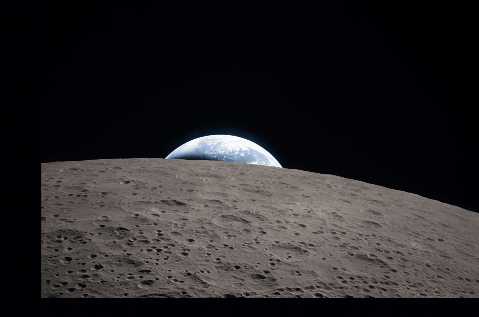 Combined & aligned high quality images into a gif from Artemis II