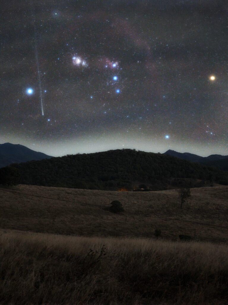 Comet PanSTARRS in Orion