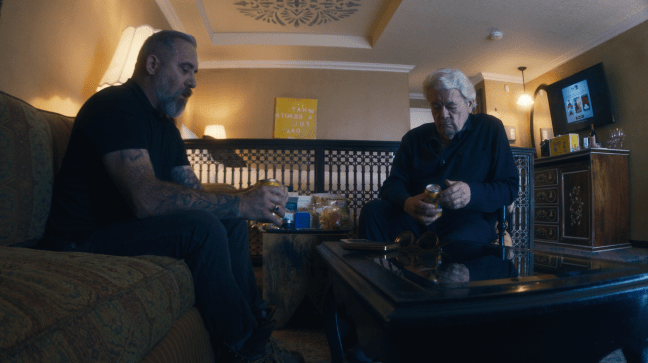 Jeremy Corbell and George Knapp in 'Sleeping Dog'