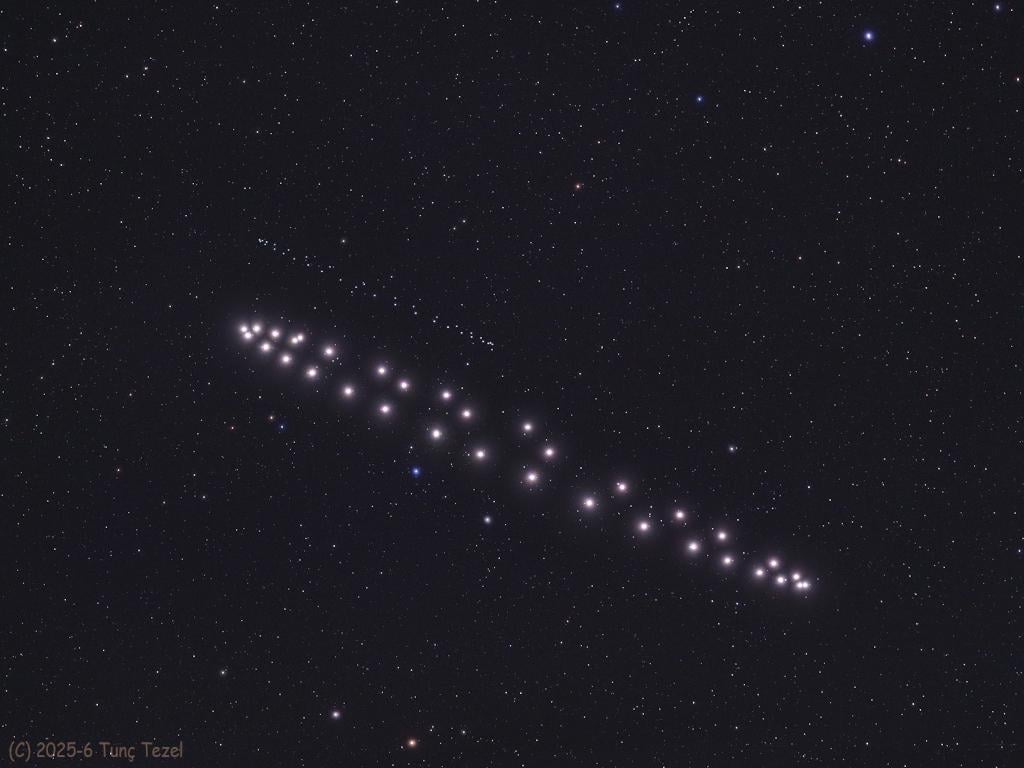 The Retrograde Dance of Saturn and Neptune by Tunç Tezel