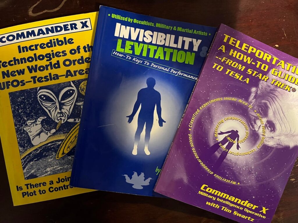 My collection of Commander X books from the 90’s - The art in these are beautiful.