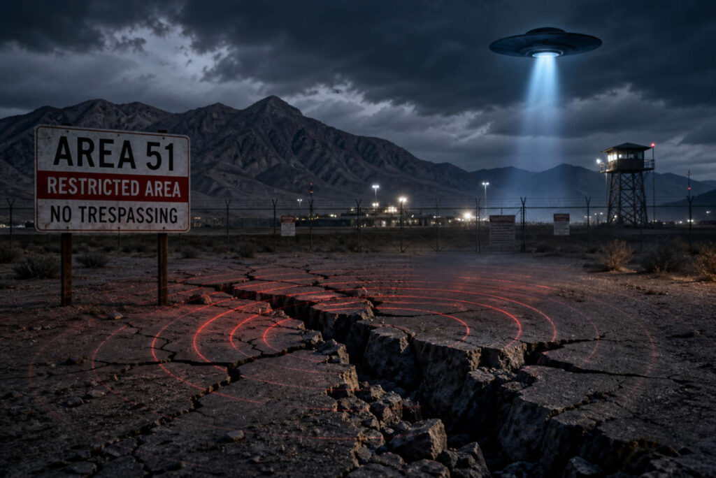 Area 51 Hit by Unusual Earthquake Cluster as UFO Disclosure Stories Intensify