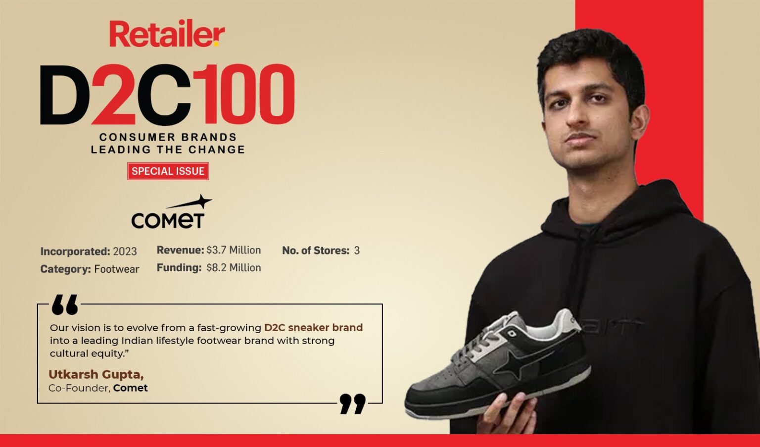 [D2C 100] Comet: India’s Rising Sneaker Disruptor