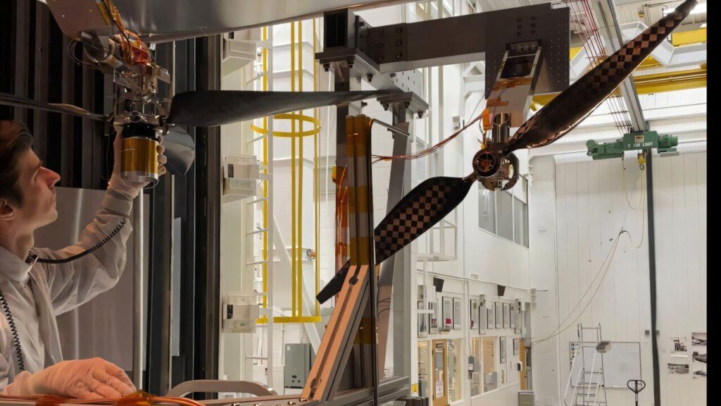 Next-gen Mars helicopter rotor blades exceed Mach 1