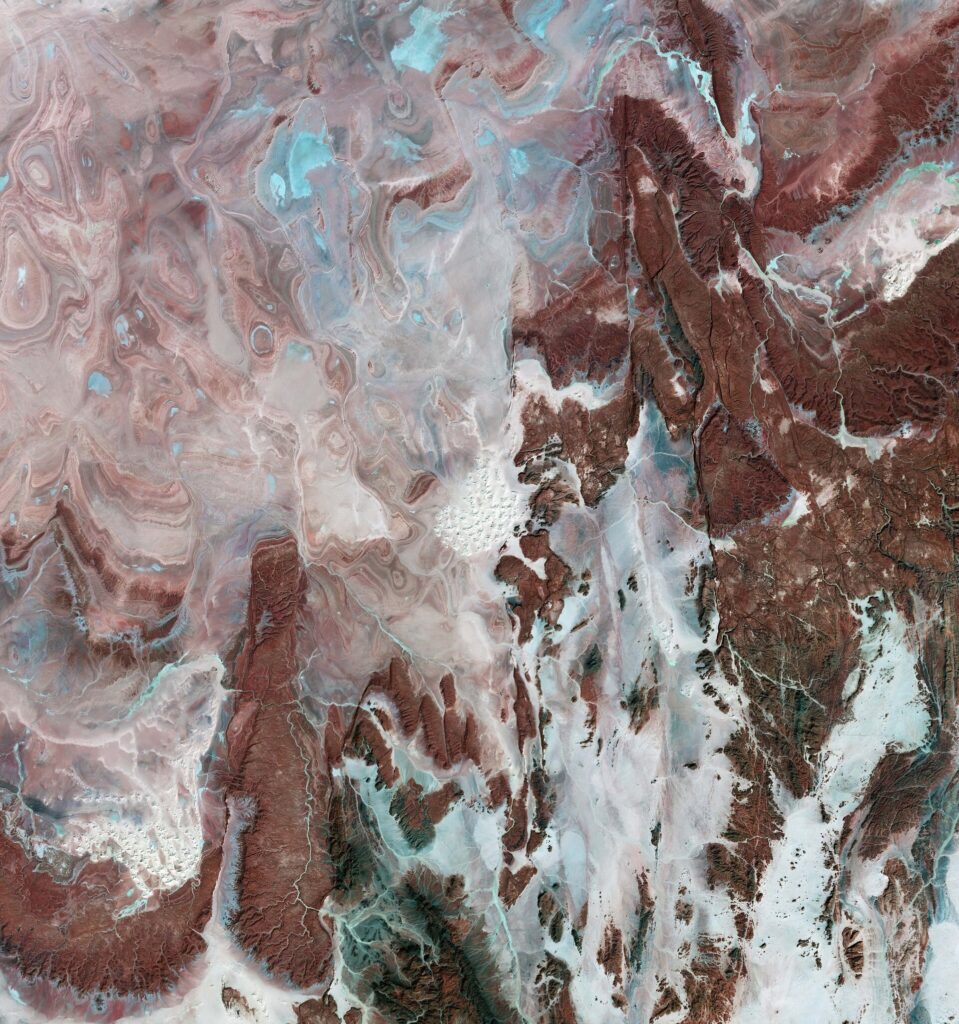 Earth from Space: Algerian arid landscape Earth from Space: Algerian arid landscape