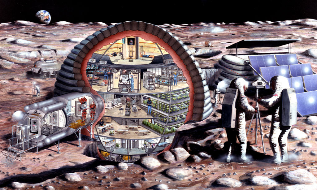 The Moon Bases of Yesteryear Nautilus home