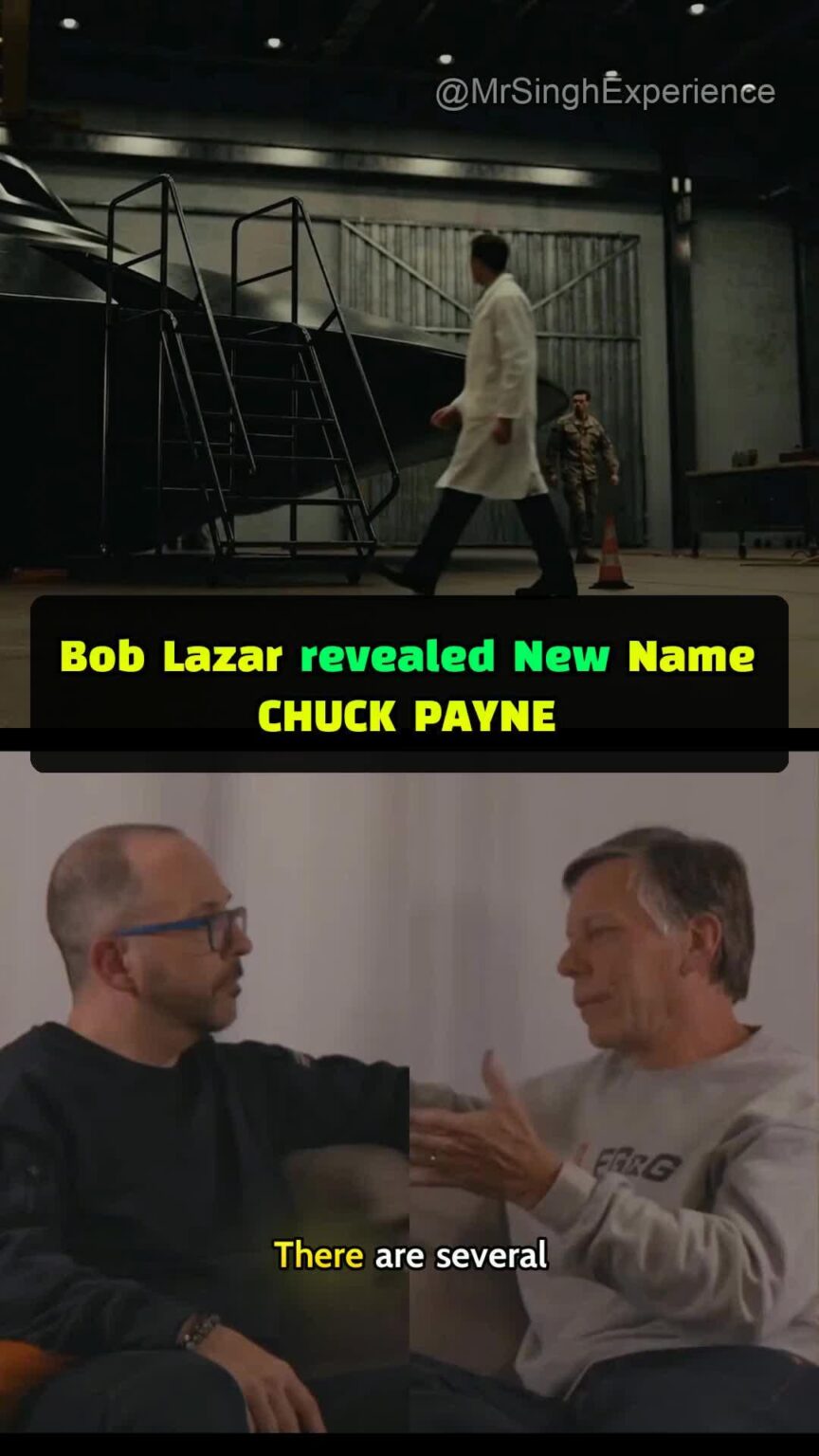 Bob Lazar discloses the name of an S4 security guard, "Chuck Payne"