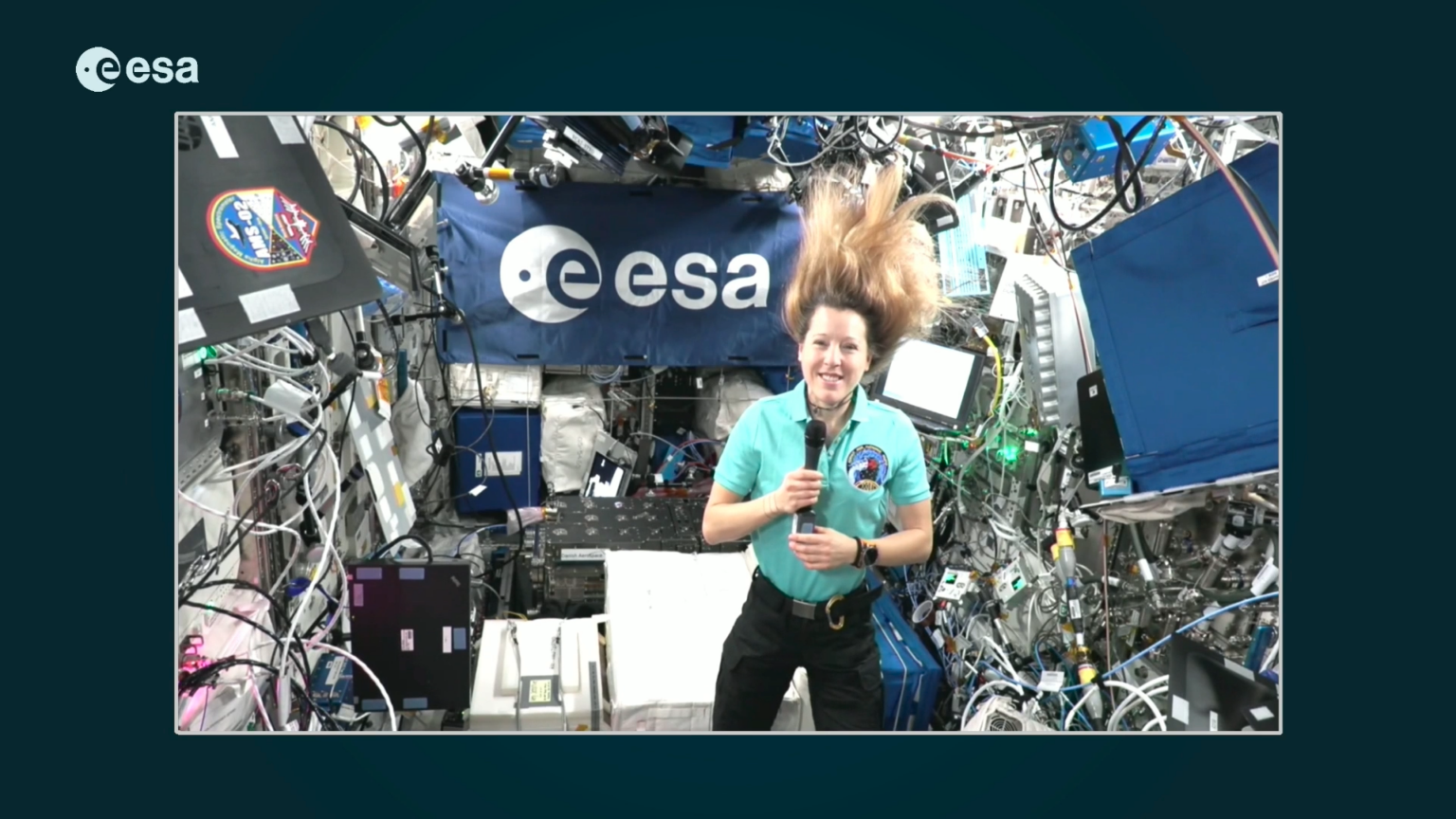 Inflight call with ESA astronaut Sophie Adenot Inflight call with ESA astronaut Sophie Adenot