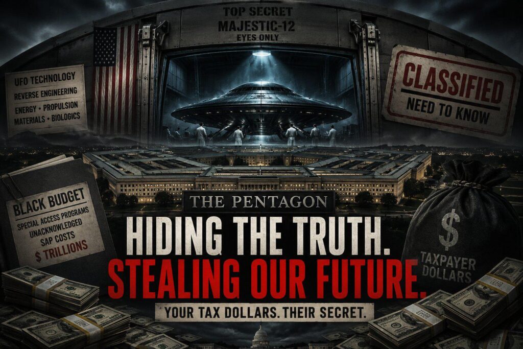 The Pentagon Stole a Century of Human Progress and Hundreds of Trillions in Global Growth by Hiding Alien Tech From Humanity