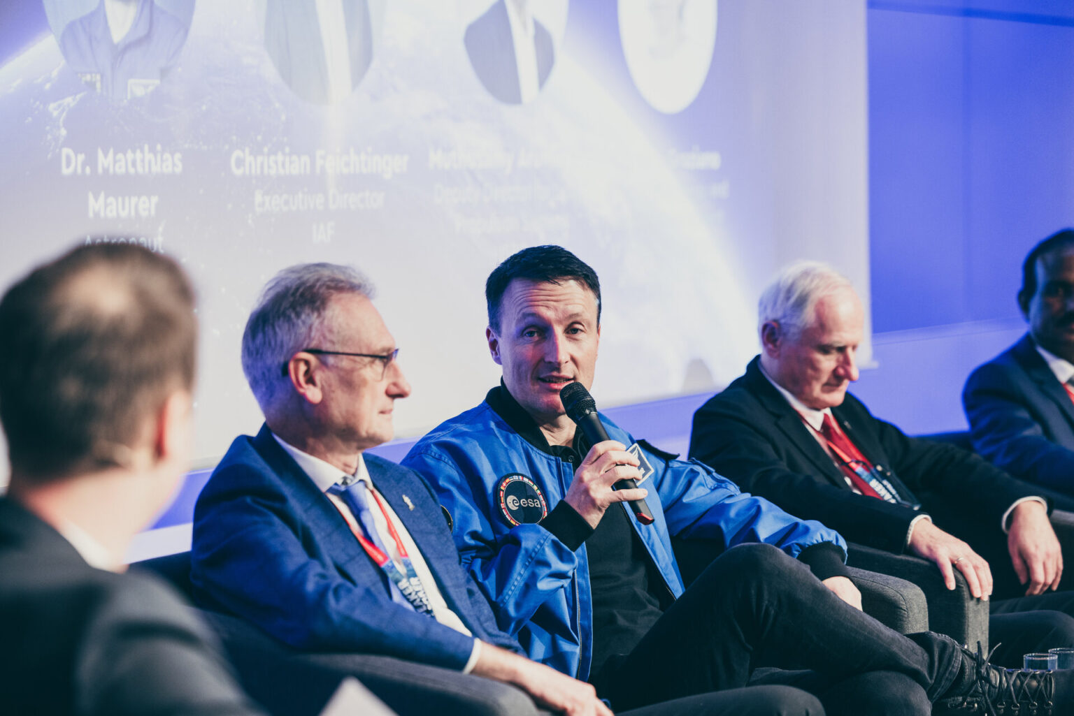 Matthias Maurer addresses the 18th European Space Conference