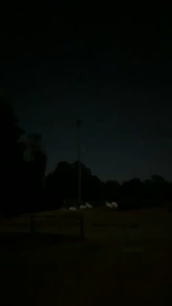 Any idea of what this could be flying over a farm in Australia last night.