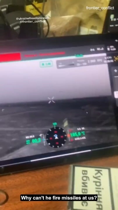 A Ukrainian military drone reportedly recorded a UFO over the frontline in 2023