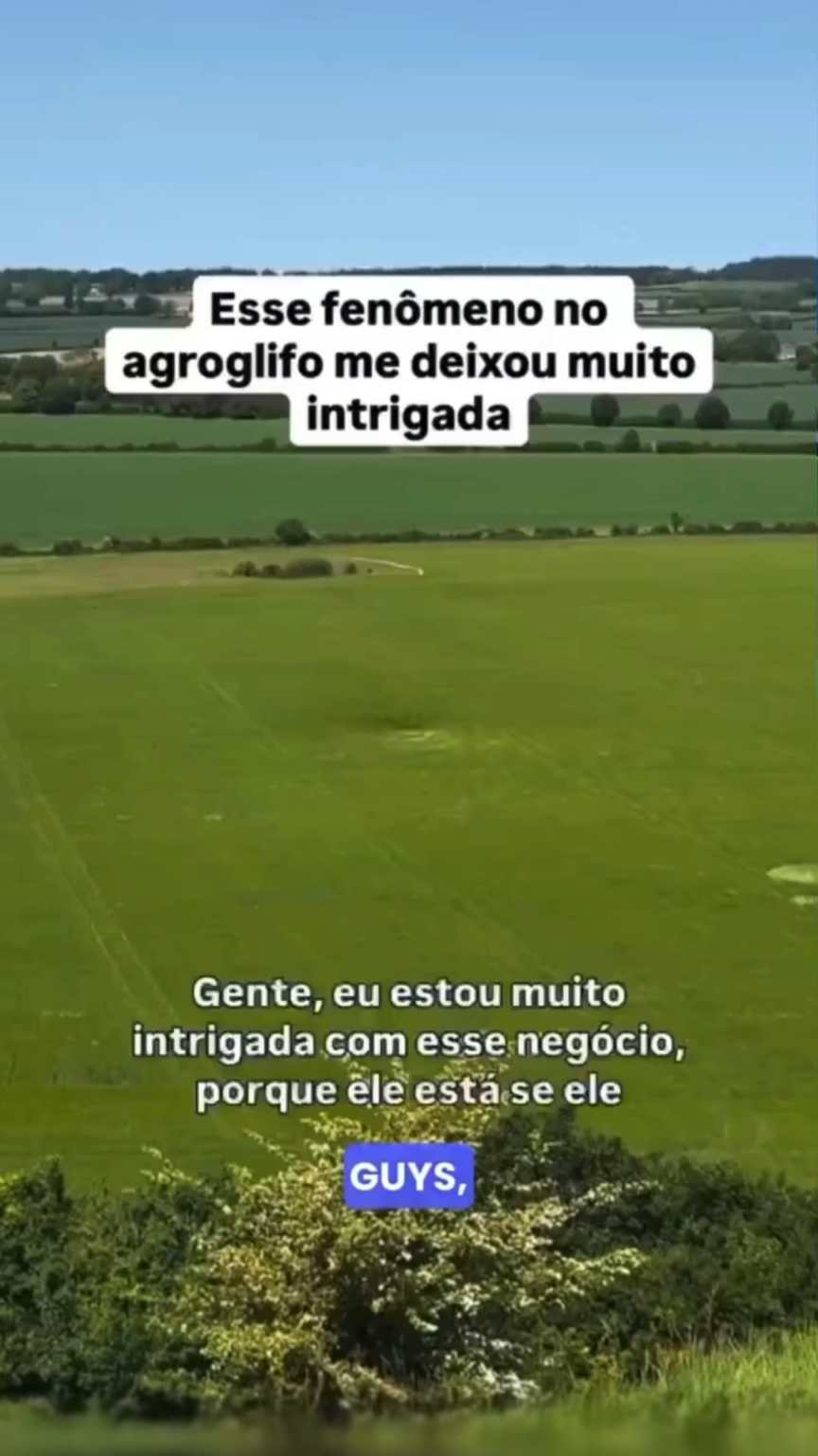 A Brazilian couple records movement in the grass that looks like a vortex in the new crop circle in Wiltshire
