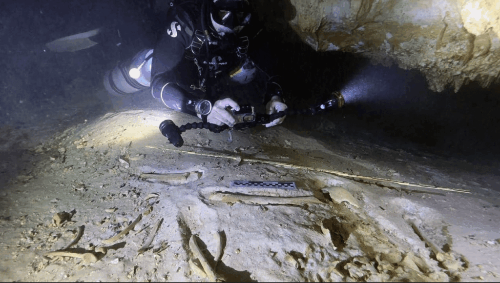 Rare 8,000-year-old human remains were found in Mexican underwater cave