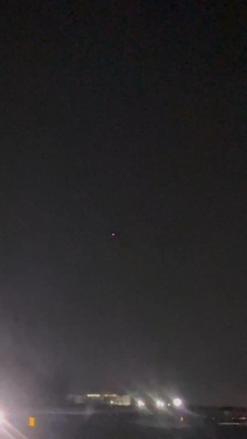 Triangle shifting shape in sky