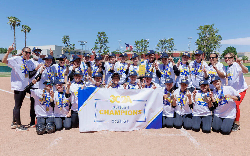 Palomar College Comet Softball Champions Palomar College 2025-25 Champion Softball team
