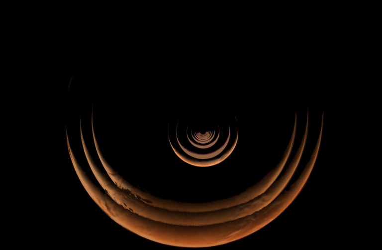 NASA spacecraft captures stunning crescent views of Mars on way to asteroid belt NASA spacecraft captures stunning crescent views of Mars on way to asteroid belt