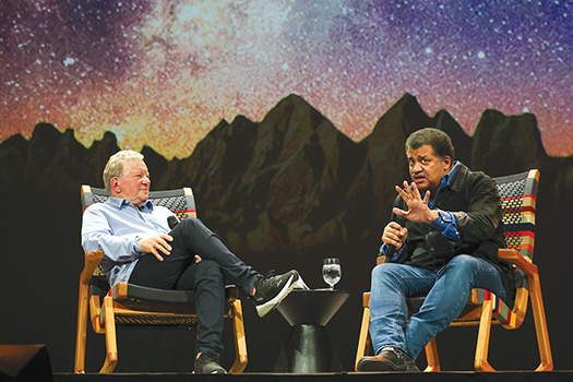Shatner and Tyson’s ‘absurd’ universe