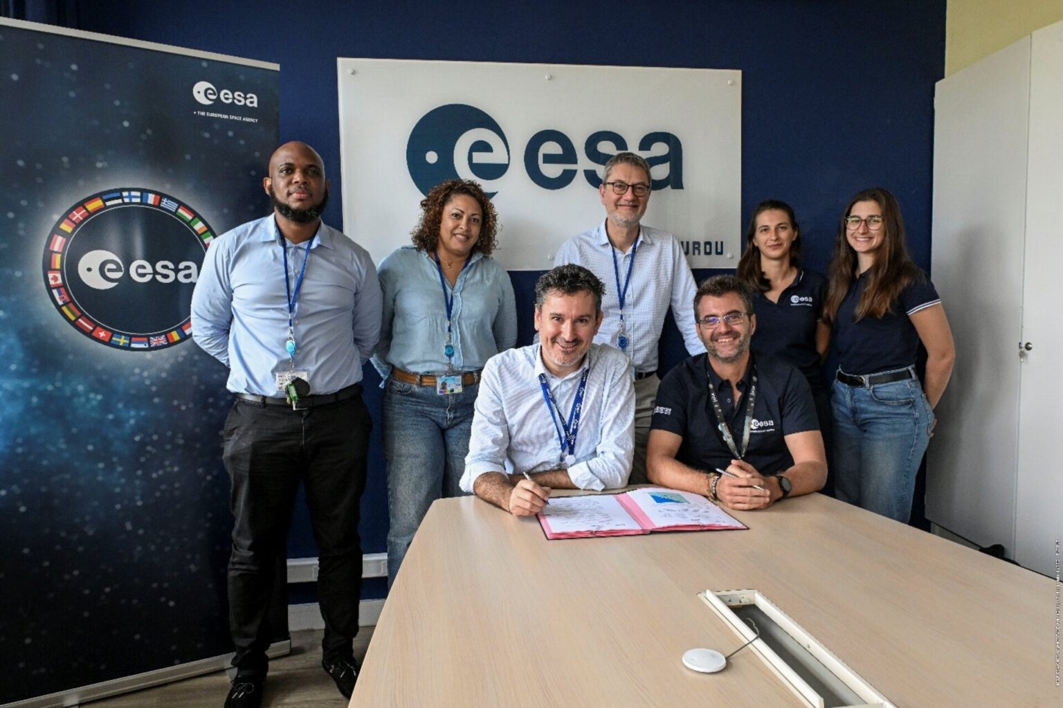 ESA and EDF strengthen their partnership for energy efficiency at Europe’s Spaceport ESA and EDF strengthen their partnership for energy efficiency at Europe’s Spaceport