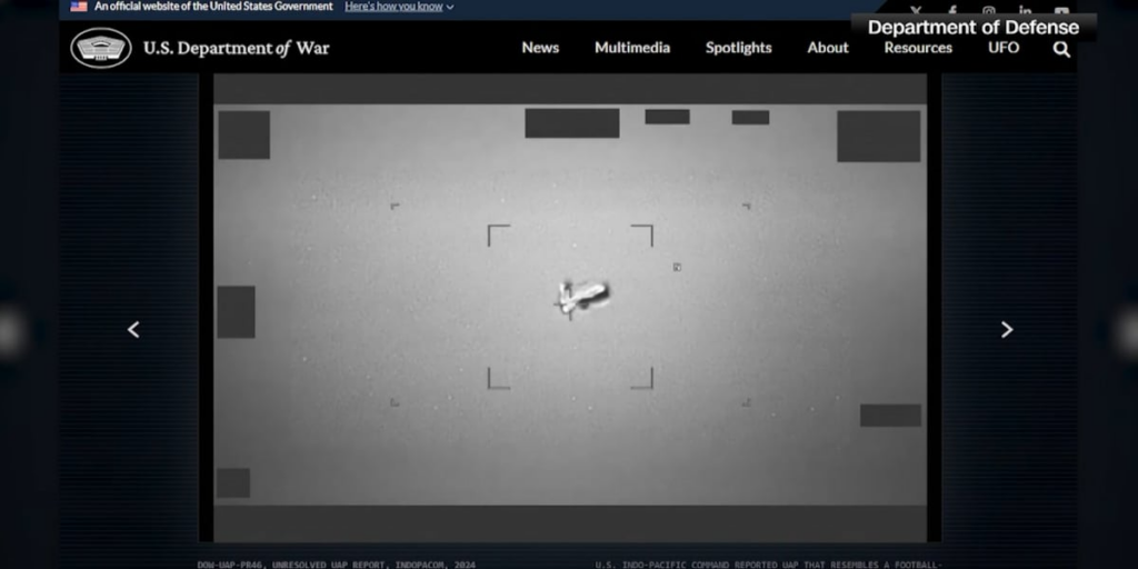 Pentagon releases never-before-seen UFO files Pentagon releases never-before-seen UFO files