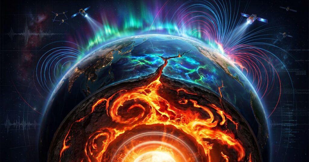 The Inner Core Shifted. Earth’s Rotation Stuttered. The Magnetic Field Lurched. It All Started in 2010