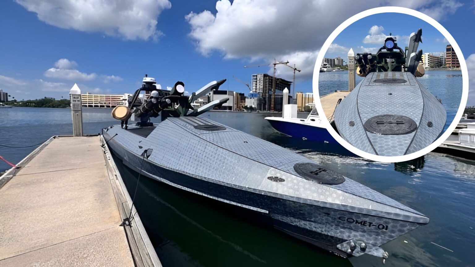 Comet drone warship packs missiles, 45-knot speed and huge payload Comet drone warship packs missiles, 45-knot speed and huge payload