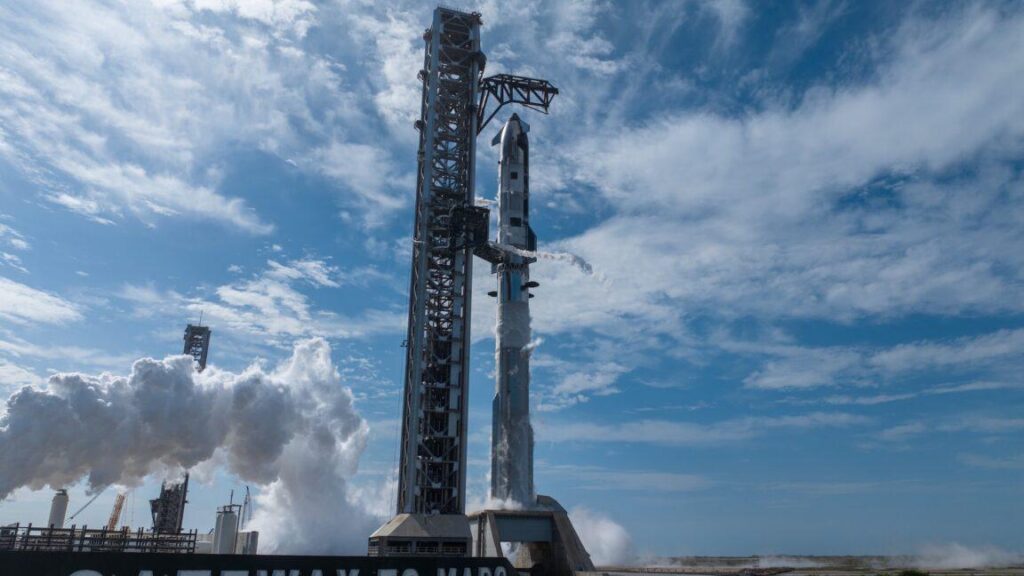 Once again, SpaceX has set a new record for the tallest rocket ever built | SpaceX cleared an important milestone Monday on the road to launching a new version of Starship.