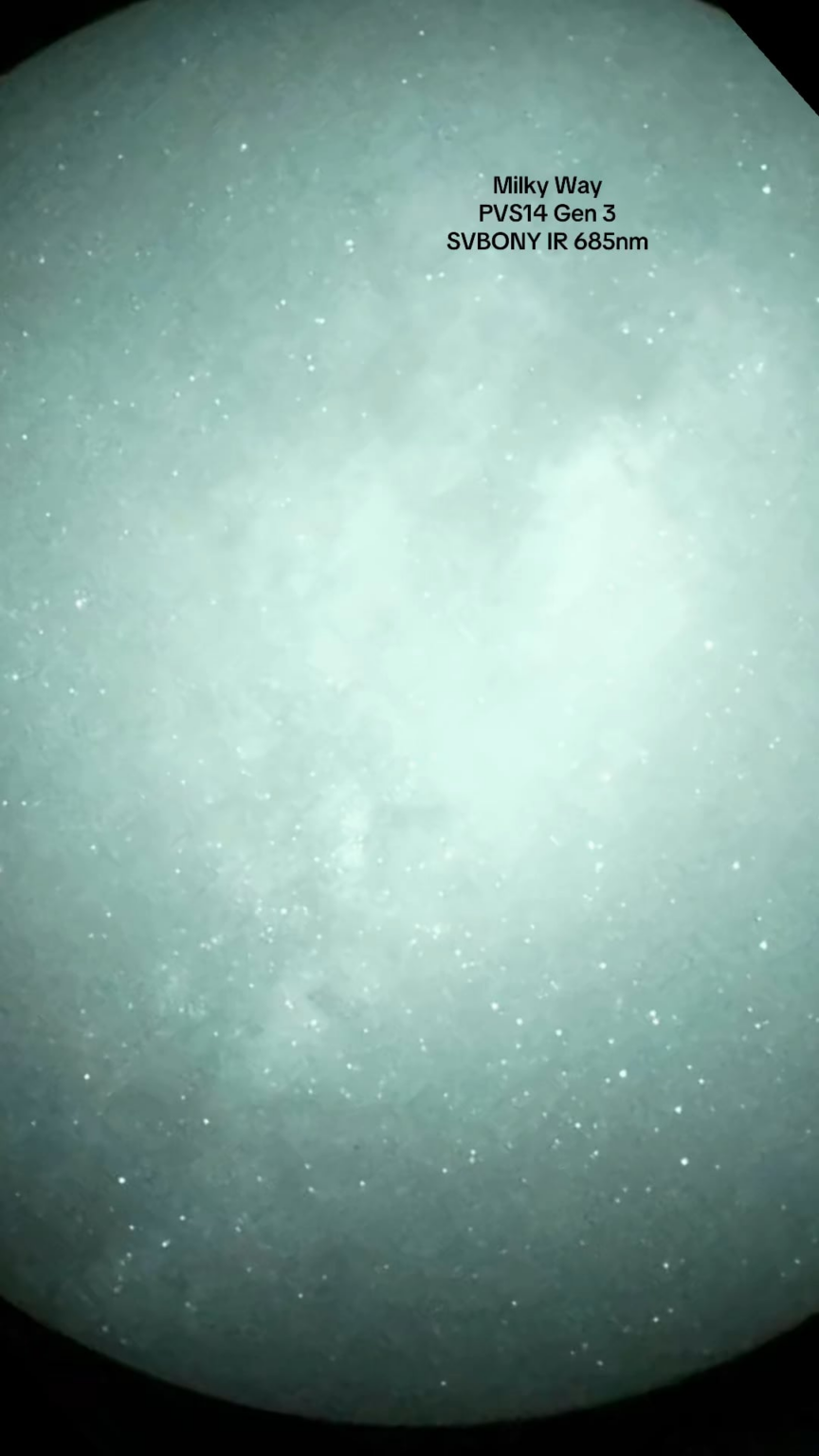 Milky Way Timelapse IR 685nm Milky Way Timelapse IR 685nm