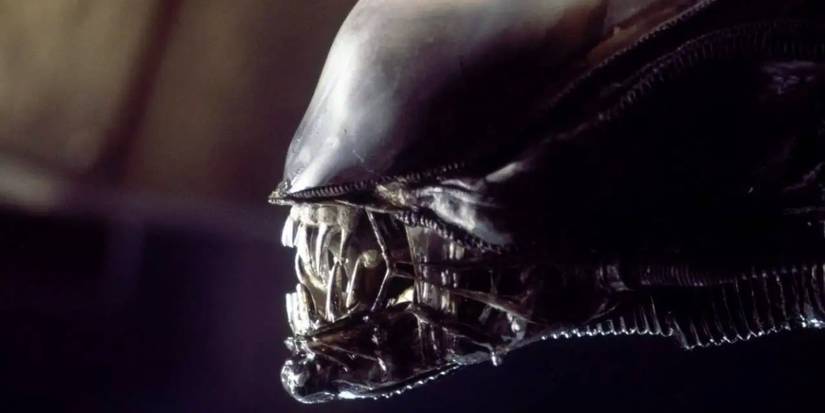 A close-up of the Xenomorph from 1979's Alien film