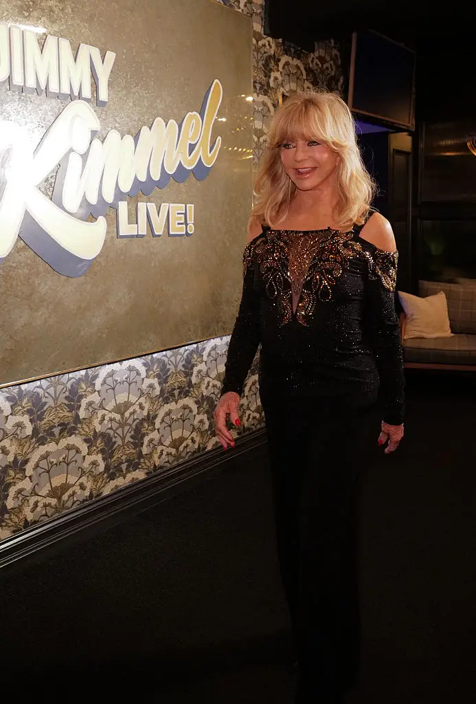 Goldie appeared on Jimmy Kimmel Live! (Randy Holmes/Disney via Getty Images)