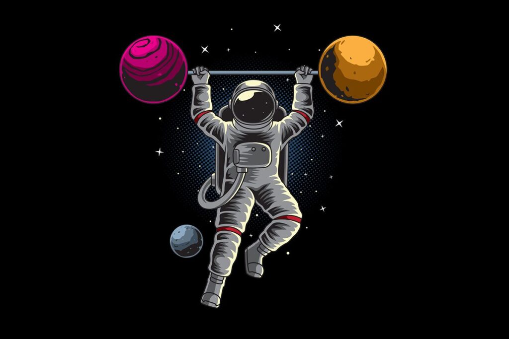 Think spaceflight is pointless? It might already have saved your life. Four ways space tech transformed healthcare on Earth Cartoon illustration of an astronaut exercising. Credit: Bayu Noviandi / Getty Images