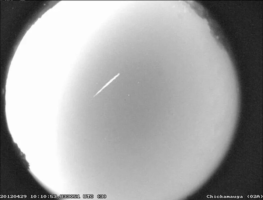 A bright moon may dim the Eta Aquarid meteor shower made up of Halley's comet debris