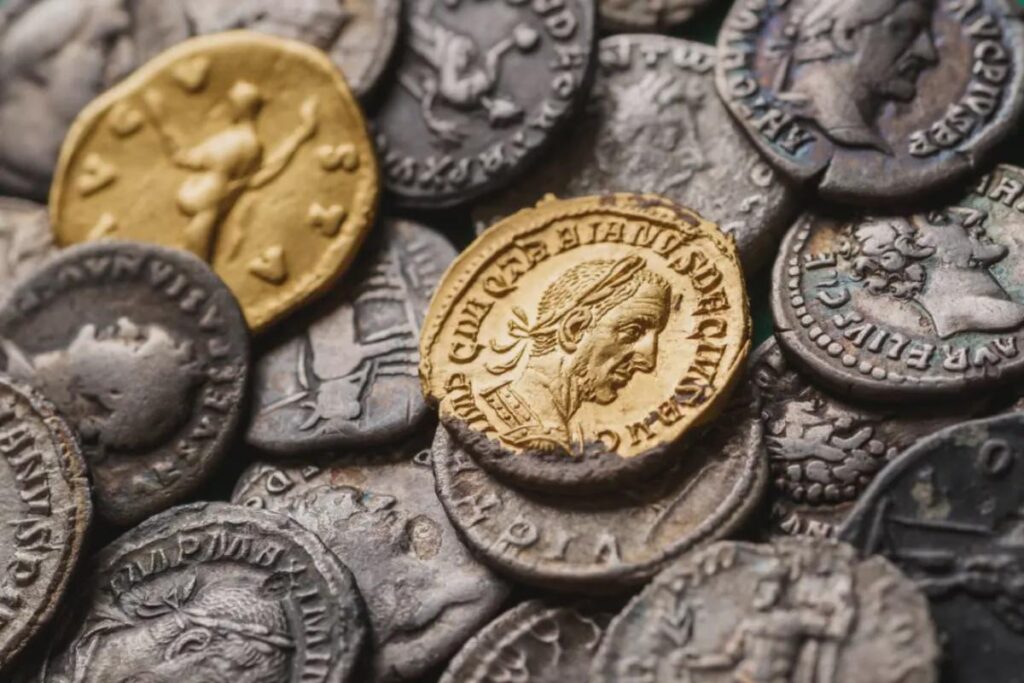 Forgotten thousands of Roman coins 1,700 years old found in French cave