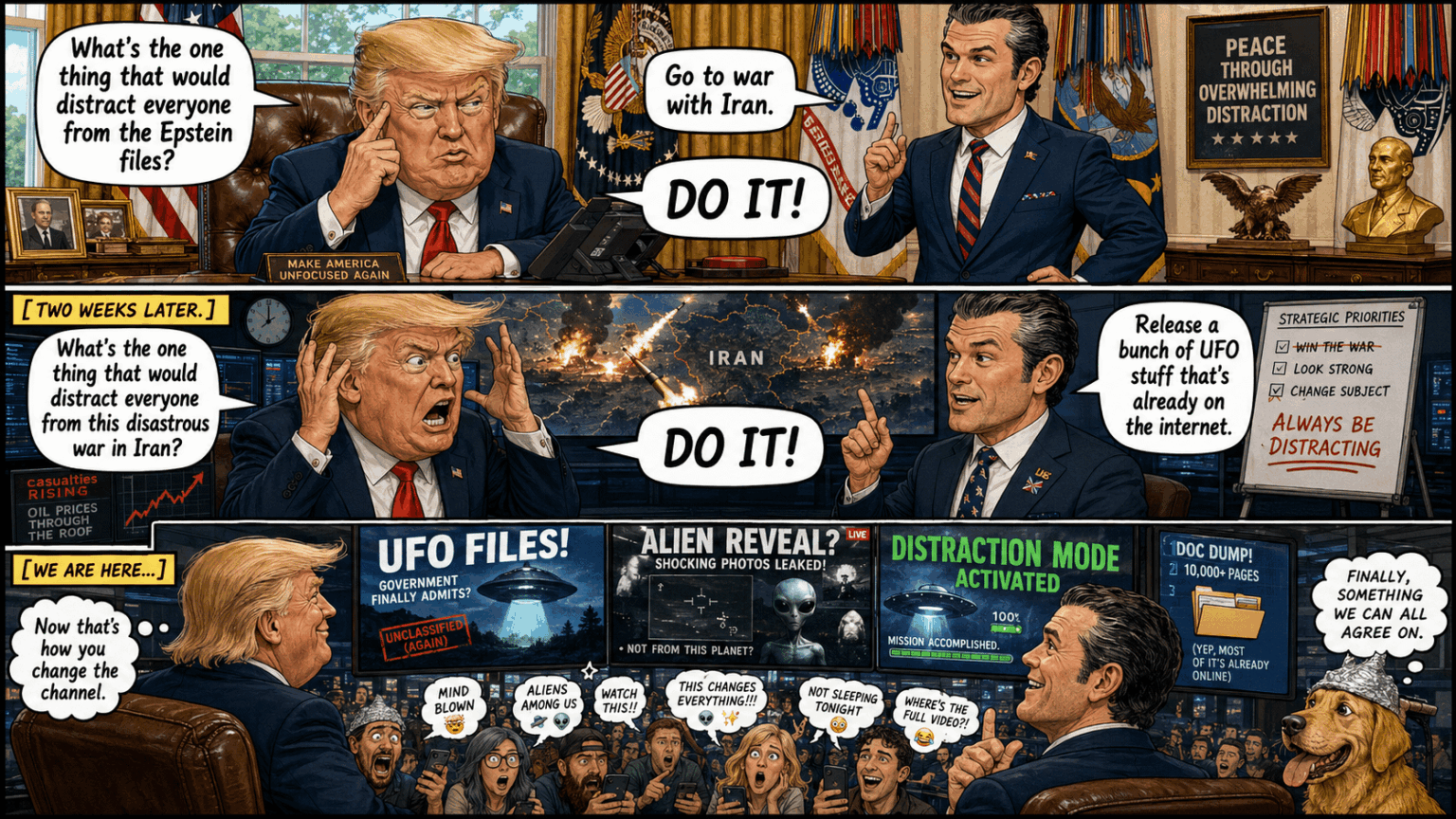 It's just a distraction, folks...