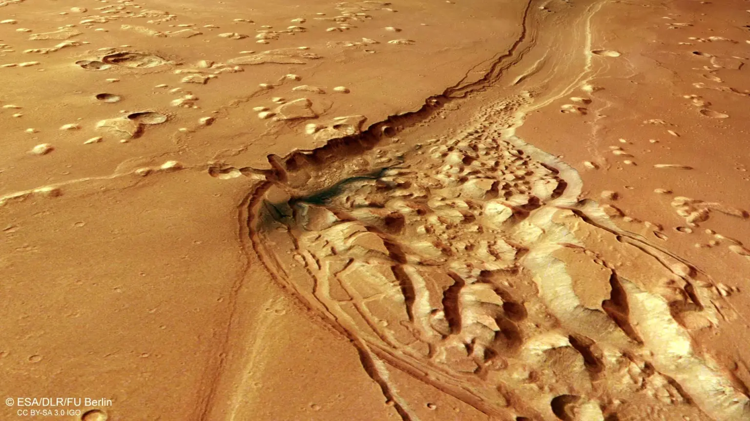 Mars may have once had an ocean and this chaotic valley is a big clue Mars may have once had an ocean and this chaotic valley is a big clue