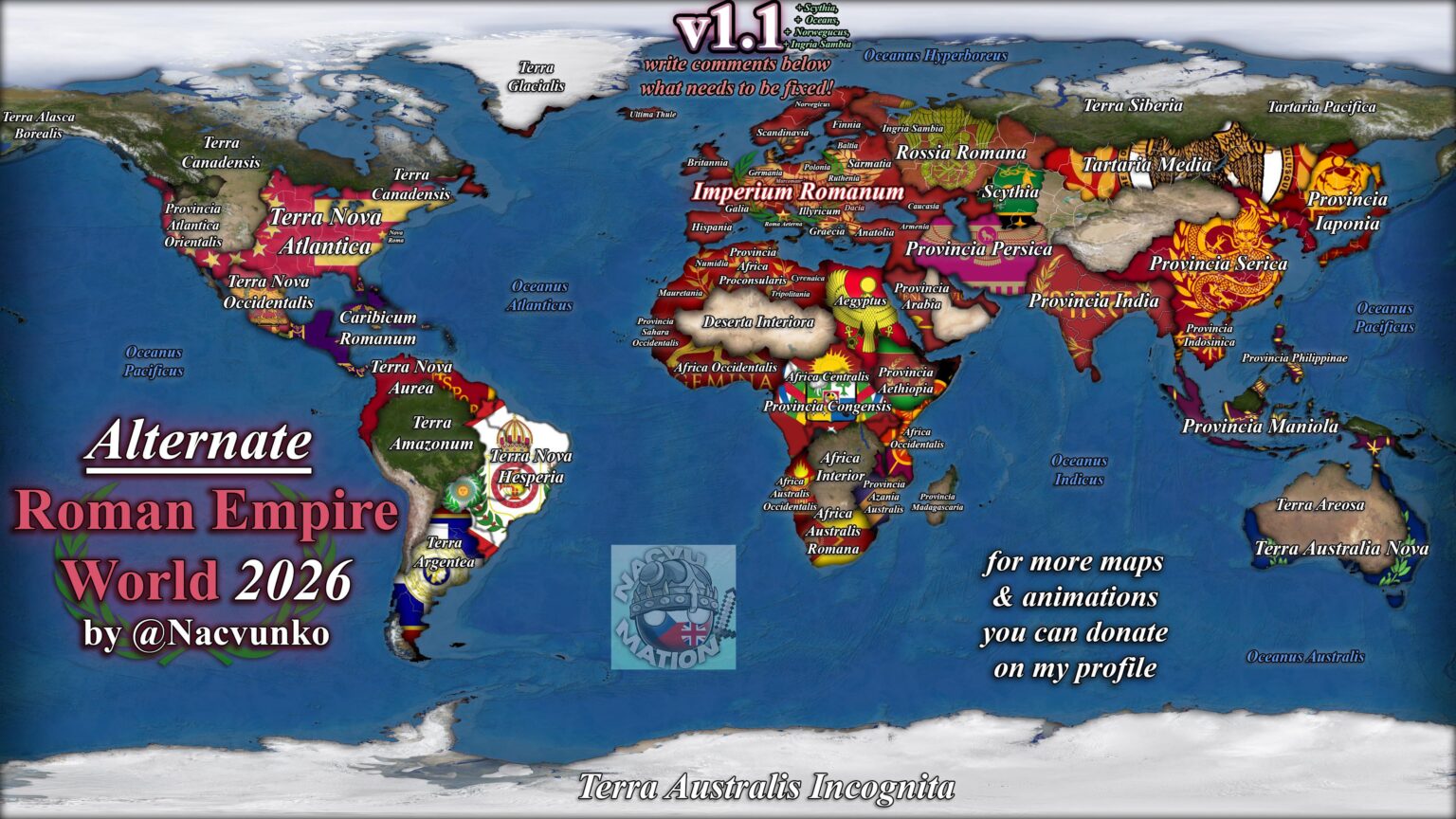 🏛️𝓡𝓸𝓶𝓪𝓷 𝓔𝓶𝓹𝓲𝓻𝓮 𝓦𝓸𝓻𝓵𝓭 1.1🌍