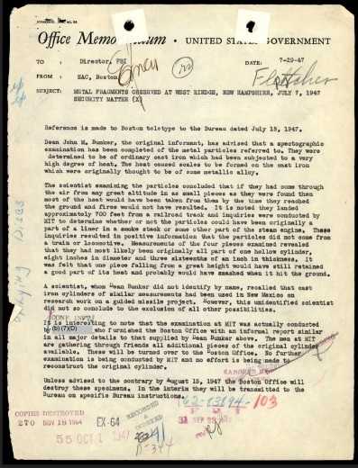 west rindge, nh in ufo files