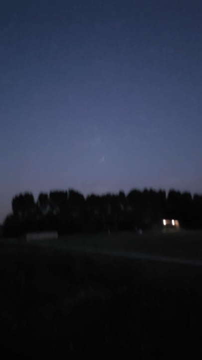 Unknown flying object over Belgium
