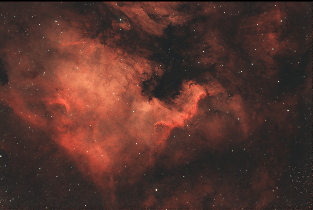 North America nebula slightly out of focus North America nebula slightly out of focus