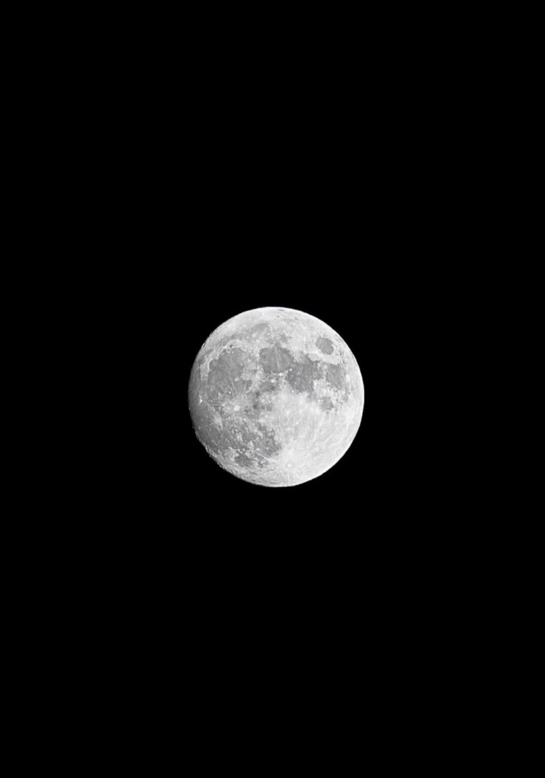 The moon.